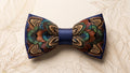 Pluma Artifact No. 07 The Plumed Blue Bow Tie