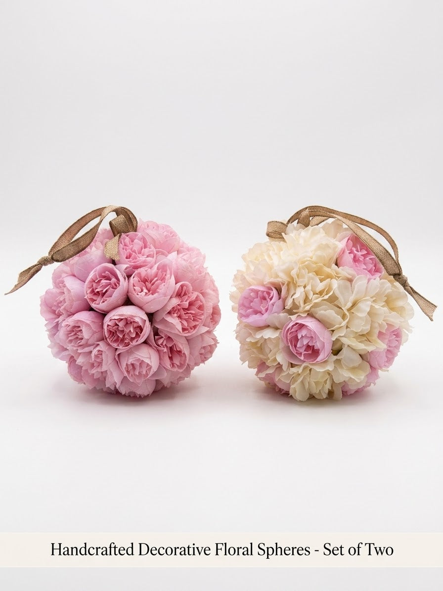 Rose Bud Bulb — Handcrafted Floral Sphere
